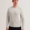 GLANT Cashmere Cable Detail Crew Neck Jumper