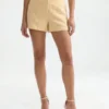 HANA Tailored Woven Straight Leg Shorts