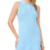 HARLEY Pointelle Knit Collared Neck Midi Dress HARLEY Pointelle Knit Collared Neck Midi Dress