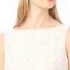 HAYLEE Beaded Floral Sleeveless Mini Dress