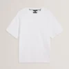 HEMINWY Jacquard Textured Grid Cotton T-Shirt