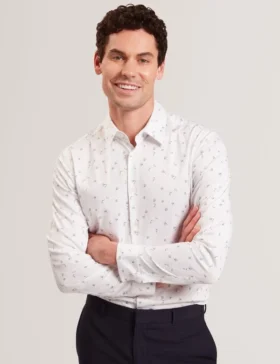 ISKRAN Ditsy Blooms Slim Long Sleeve Shirt