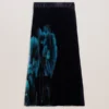 IZMIR Satin Floral Midi Skirt