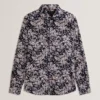 JACIEL Scattered Petal Slim Long Sleeve Shirt