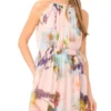 JANE Floral Halterneck Chiffon Maxi Dress