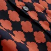 JIRAHU Tile Border Print Short Sleeve Shirt