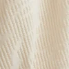 JORIEN Textured Crochet Knit Button-Through Polo