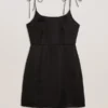 KAVALA Tie Strap Square Neck Mini Dress
