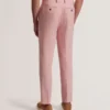 KENLEYT Linen Cotton Woven Dress Pants