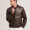 LEEAMS Leather Classic Bomber Jacket