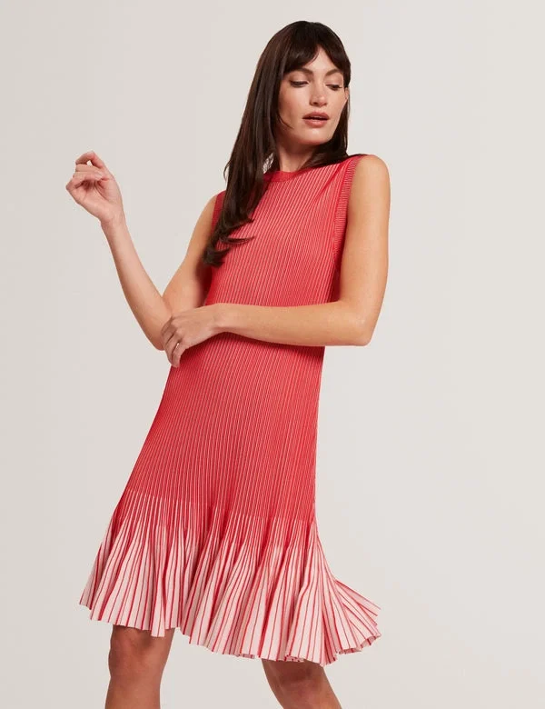 LILYO Ribbed Knit Flippy Hem Mini Dress LILYO Ribbed Knit Flippy Hem Mini Dress