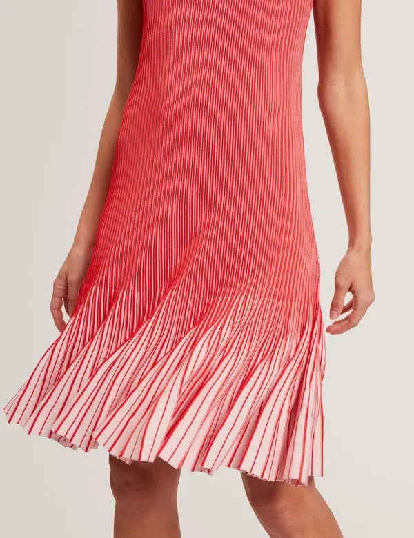 LILYO Ribbed Knit Flippy Hem Mini Dress LILYO Ribbed Knit Flippy Hem Mini Dress