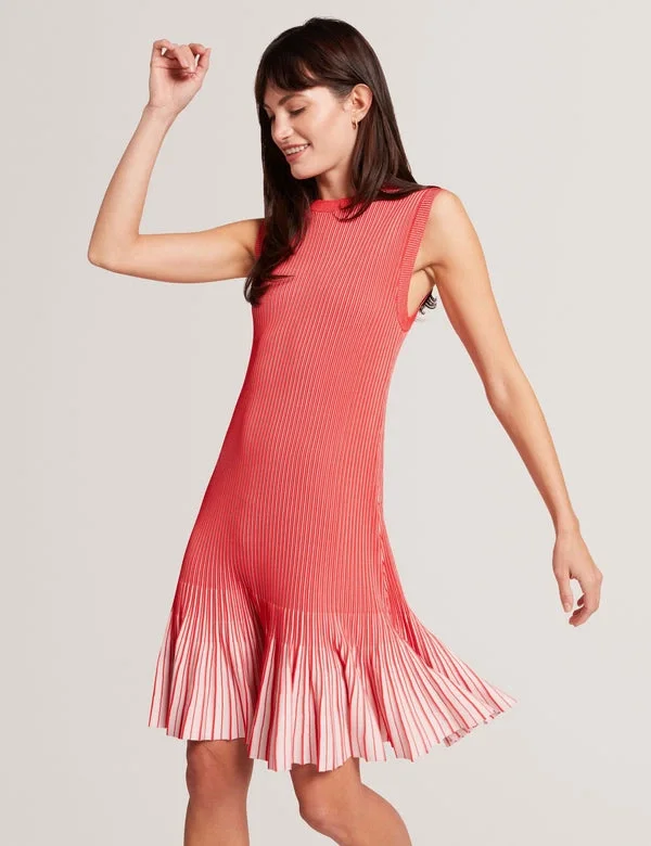 LILYO Ribbed Knit Flippy Hem Mini Dress LILYO Ribbed Knit Flippy Hem Mini Dress