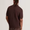 LOUND Textured Stripe Knit Short Sleeve Shirt