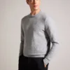 LOUNG Long Sleeve T Stitch Crew Neck Sweater
