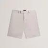 LOWETON Slim Leg Stretch Cotton Chino Shorts