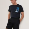 LOWETON Slim Leg Stretch Cotton Chino Shorts