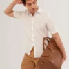 LOWETON Slim Leg Stretch Cotton Chino Shorts