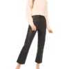 LYNDINA Leather Straight Leg Trousers