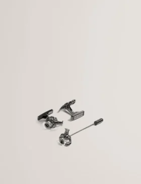 MARIINE Lobster Cufflinks & Lapel Pin Set