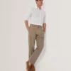 MAURCE Straight Leg Cotton Linen Pants