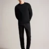 MAYWO Saddle Shoulder Crew Neck Jumper