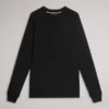 MAYWO Saddle Shoulder Crew Neck Jumper