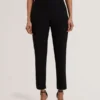 MERIOT Bonded Lace Slim Tailored Trousers