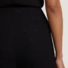 MERIOT Bonded Lace Slim Tailored Trousers