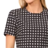 MIDGE Geometric Short Sleeve Knit Top MIDGE Geometric Short Sleeve Knit Top
