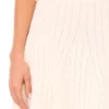 MINI SKIRT WITH POINTELLE & RIB Ivory