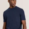 MODERN VISCOSE BLEND CREW Sea Navy