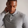 MORAR Long Sleeve T Stitch Knitted Polo