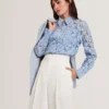 MORRIAT Barrel Leg Woven Tailored Trousers