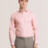 NANTUCKET Geo Print Stretch Cotton Slim Fit Shirt