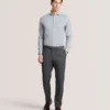 NANTUCKET Geo Print Stretch Cotton Slim Fit Shirt