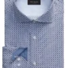NANTUCKET Geo Print Stretch Cotton Slim Fit Shirt