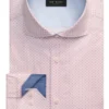 NANTUCKET Geo Print Stretch Cotton Slim Fit Shirt