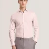 NANTUCKET Geo Texture Stretch Cotton Slim Fit Shirt
