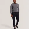 NEOPOTI Contrast Stitch Knit Cotton Polo Shirt