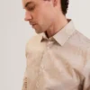 OCANIA Faded Floral Cotton Long Sleeve Shirt