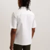 OISE Textured Grid Cotton Short Sleeve Shirt