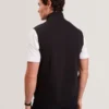 PAFAVOR Quilted Front Funnel Neck Zip-Up Gilet