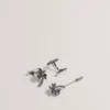 PALMIIE Palm Tree Cufflink Lapel Pin Set