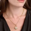 PARIS Statement Pave Crystal Padlock Pendant Necklace
