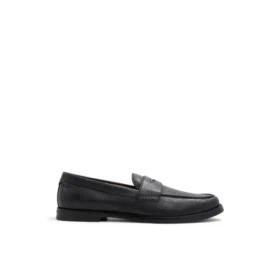 PARLIAMENT Grained Leather Penny Loafers