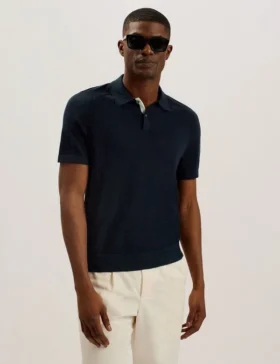 peltz short sleeve regular silk blend polo 1 280x364 - PELTZ Short Sleeve Regular Silk Blend Polo