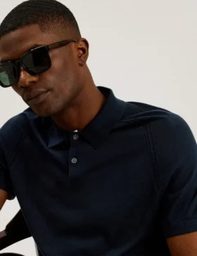 peltz short sleeve regular silk blend polo 2 280x364 - PELTZ Short Sleeve Regular Silk Blend Polo