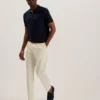 PELTZ Short Sleeve Regular Silk Blend Polo