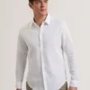 PRYNN Linen Cotton Woven Long Sleeve Shirt